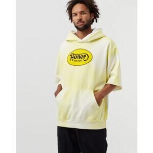 Honor The Gift City of Angels White Yellow Short Sleeve Sweatshirt Men Sz XXL